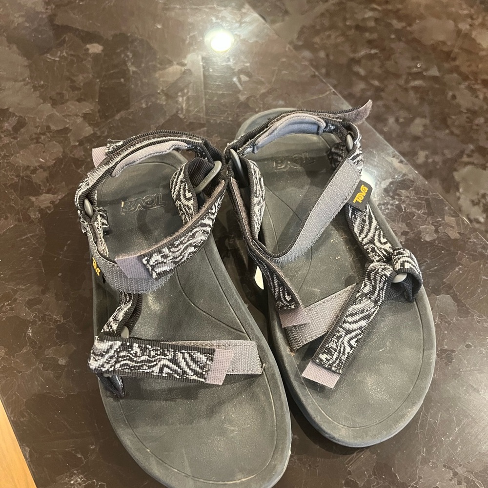 Teva Kids' Black and Gray Sandals